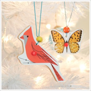Wooden Puzzle pieces as ornaments