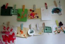 10 ways to Display Kids Artwork
