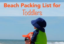 What to pack and tips for a beach vacation with a toddler