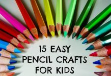 15 Easy Pencil Crafts for Kids